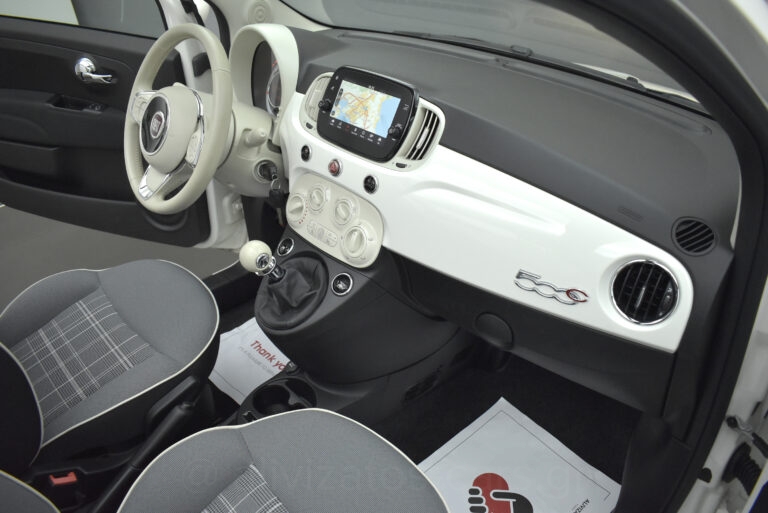 Fiat 500 - 1.2 Cabrio Lounge Navigation Led
