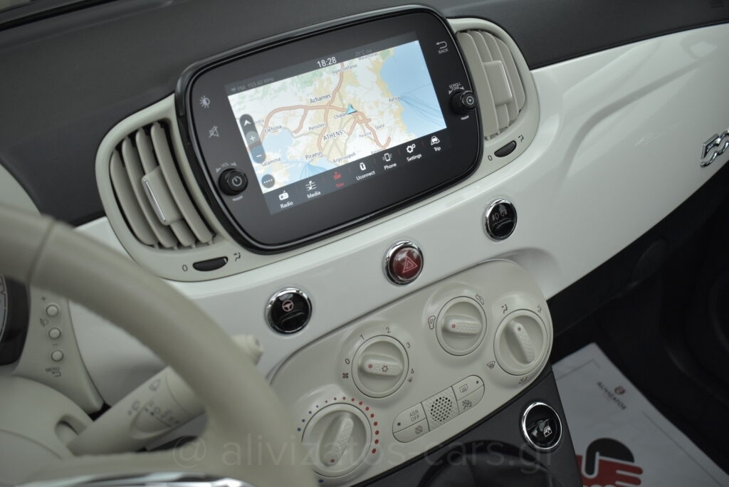 Fiat 500 - 1.2 Cabrio Lounge Navigation Led