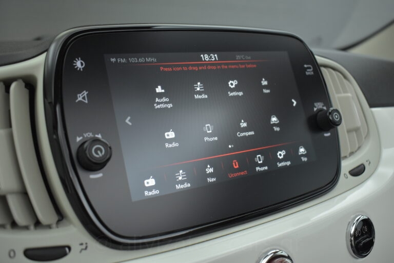 Fiat 500 - 1.2 Cabrio Lounge Navigation Led