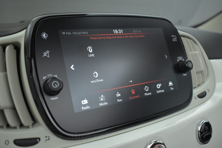 Fiat 500 - 1.2 Cabrio Lounge Navigation Led